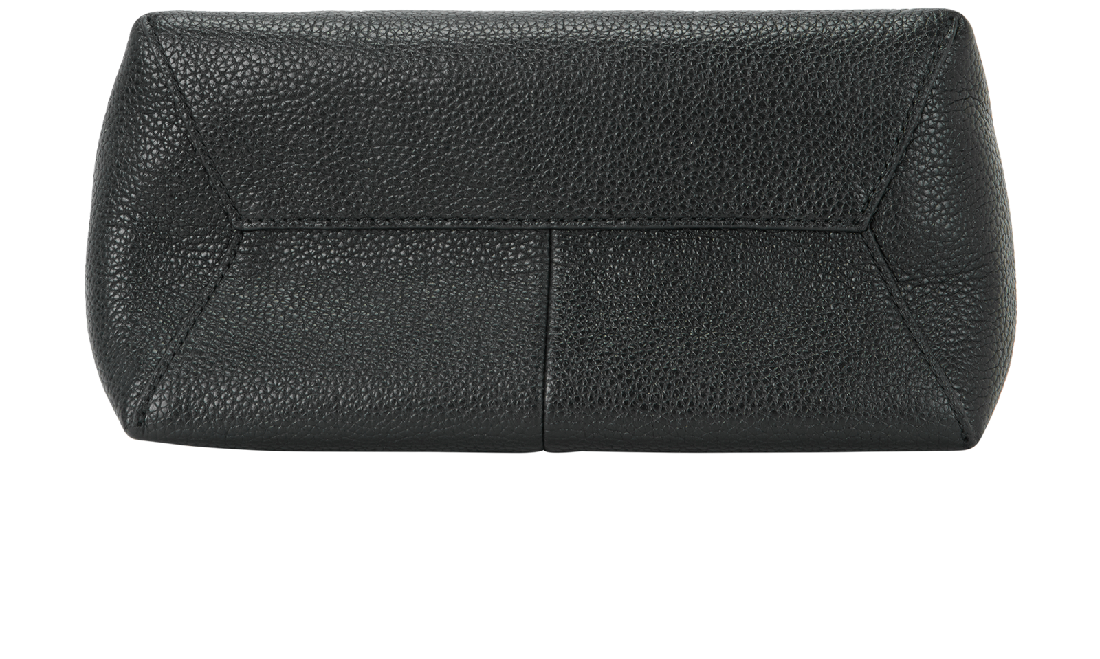 Mini Sack Bag, &pound;110, Handbags, Black, Leather, Top view